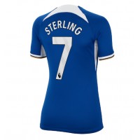 Camisa de Futebol Chelsea Raheem Sterling #7 Equipamento Principal Mulheres 2023-24 Manga Curta